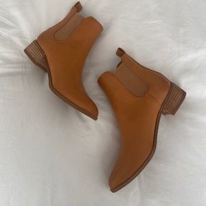 Faux leather Chelsea boots
